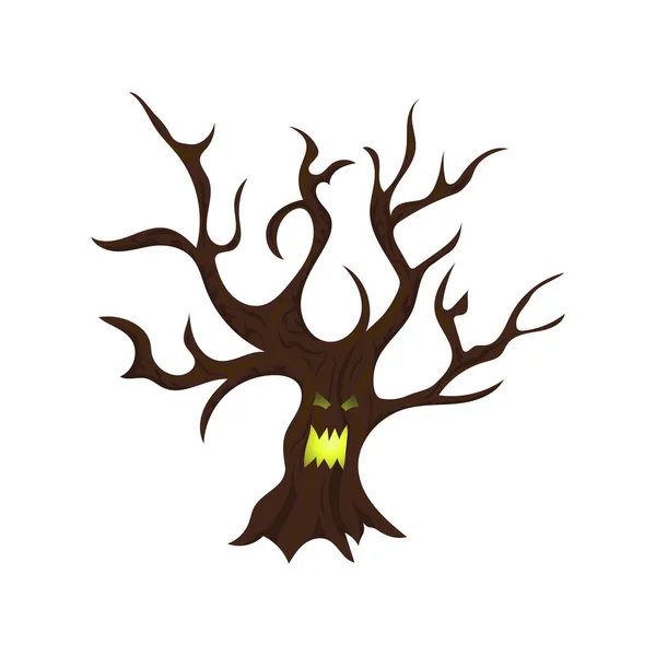 Árbol Halloween Ilustración Vectorial — Archivo Imágenes Vectoriales