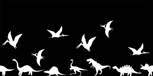 Illustration Oiseaux Volant Dans Ciel — Image vectorielle