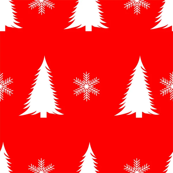 Padrão Árvore Natal Ilustração Vetorial —  Vetores de Stock