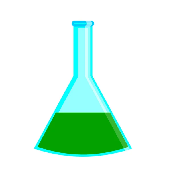 Projeto Ilustração Vetor Ícone Tubo Teste Laboratório — Vetor de Stock