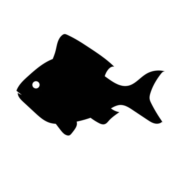 Fische Web Symbol Einfache Illustration — Stockvektor