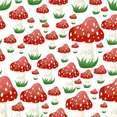 Kırmızı çileklerle kusursuz desen