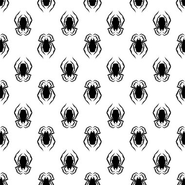 Yengeç desenleri herhangi bir tasarım için siyah renkli tekrar ediyor. vektör geometrik çizim