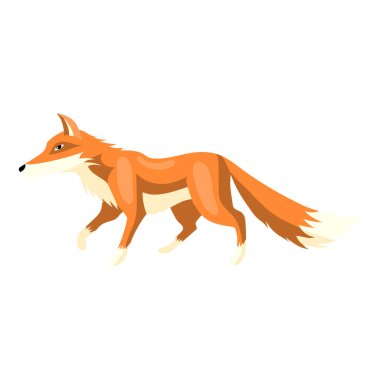 Şirin tilkinin vektör çizimi