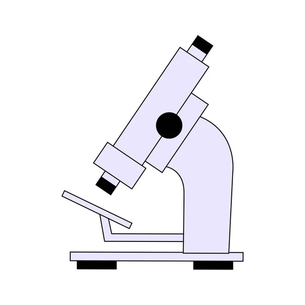 Mikroszkóp Ikon Vektor Illusztráció — Stock Vector