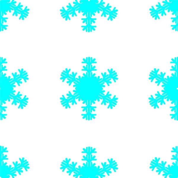 Snowflake Icon Flat Illustration Snowflakes Vector Pattern Web — Stock Vector