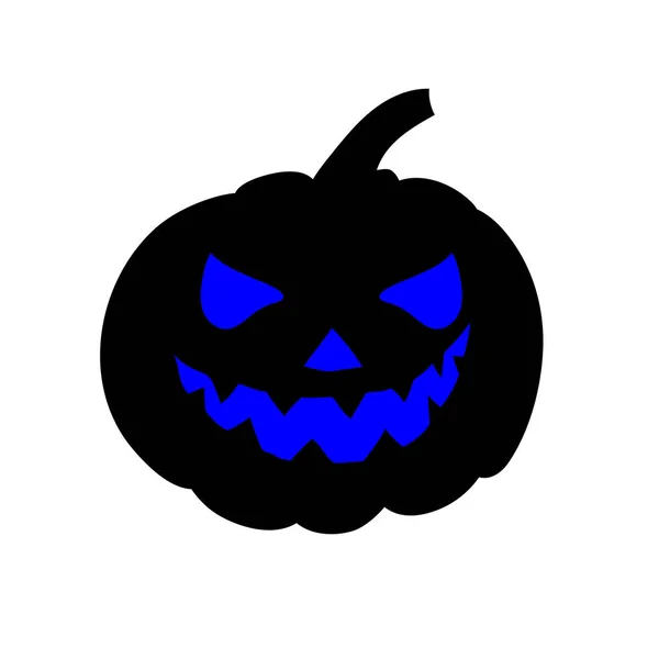 Icono Calabaza Halloween Ilustración Simple Espeluznantes Fantasmas Iconos Vectoriales Para — Vector de stock