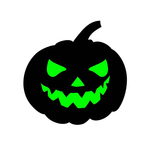 Icône Citrouille Halloween Illustration Simple Effrayantes Icônes Fantômes Vectoriels Pour — Image vectorielle