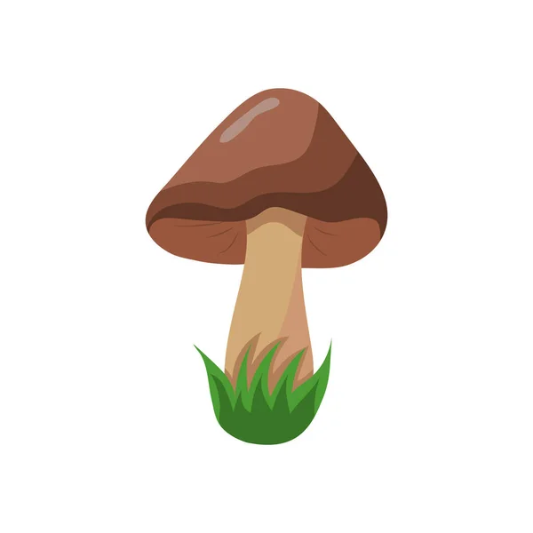 Mushroom Icon Flat Illustration Mushrooms Vector Icons Web — Stock Vector