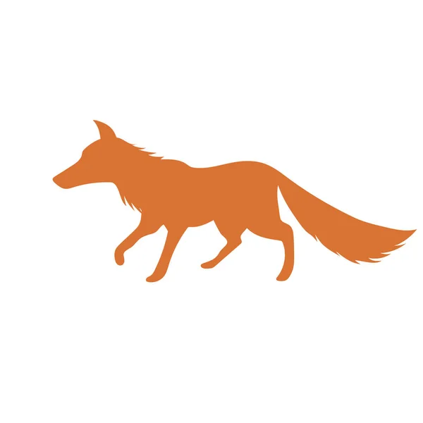 Fox Logo Tasarım Vektör Şablonu — Stok Vektör