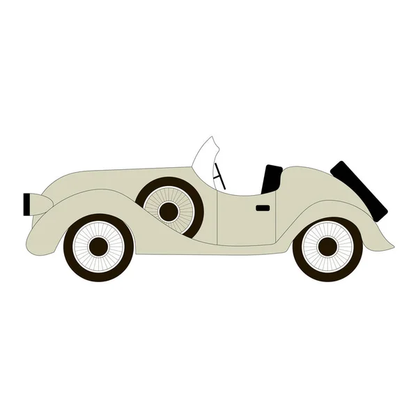 Vector Illustration Cartoon Car — Stock Vector