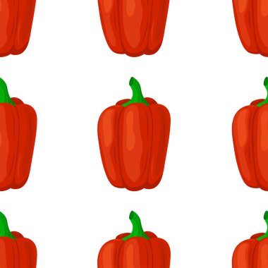 Kırmızı dolma biber, pürüzsüz desen