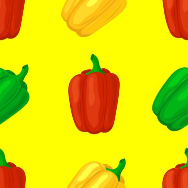 Olgun dolma biberler dikişsiz desen