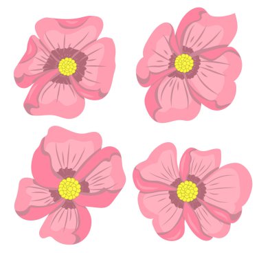 Çiçeklerle soyut ve pürüzsüz arkaplan