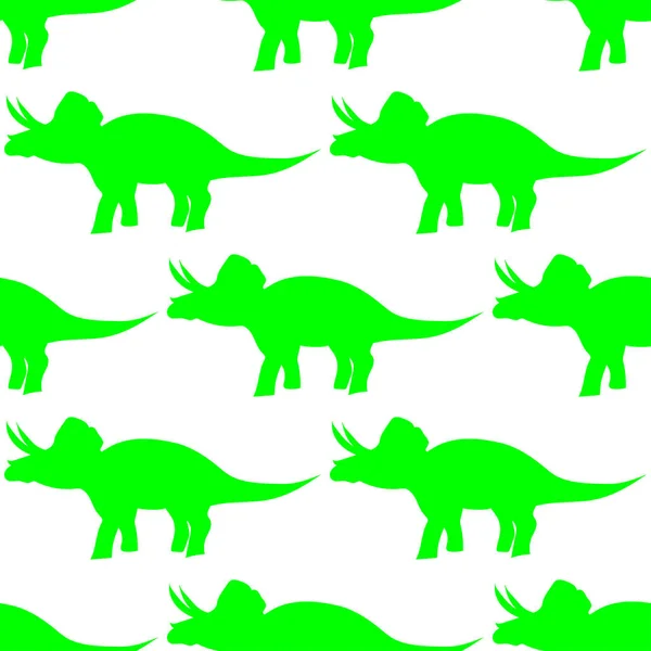 Pattern Colored Bright Dinosaurs — Stock Vector