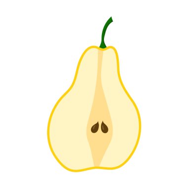 armut meyve ikonu vektör illüstrasyon grafik tasarımı 