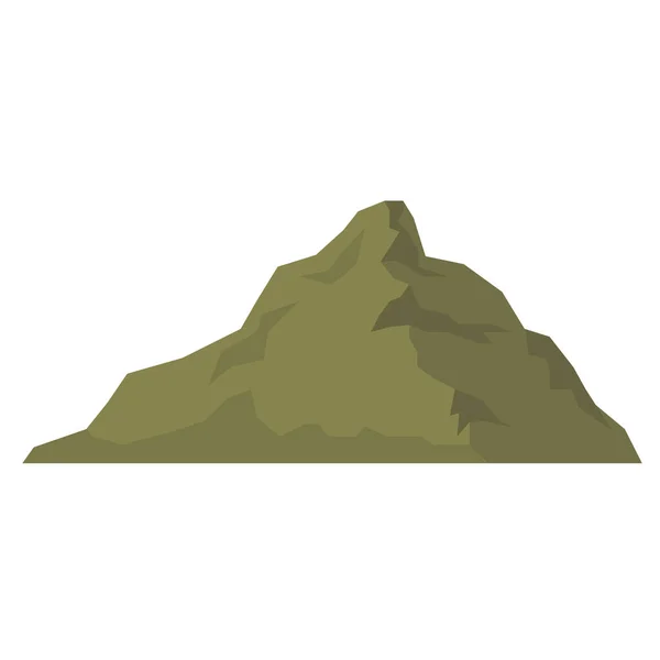 Horská Krajina Horami Skalami Vektorová Ilustrace — Stockový vektor