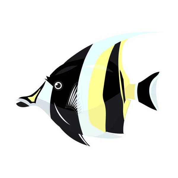 Vector Illustration Fish Icon — Stock Vector