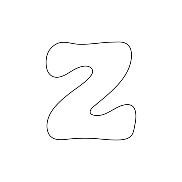 字母Z绘图 矢量图解 — 图库矢量图片