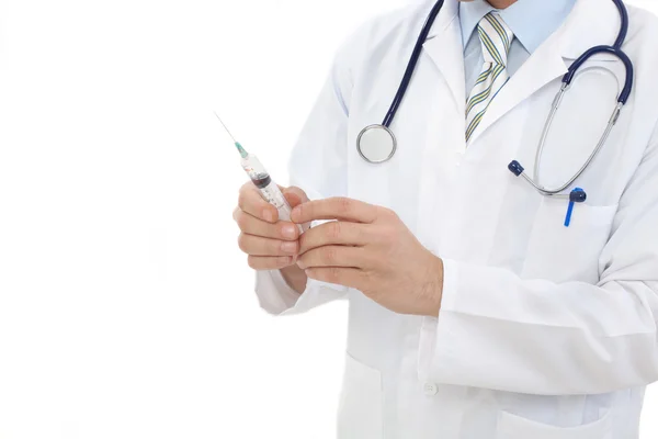 Medical doctor with clipboard — Stock Photo, Image