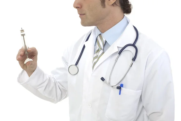 Medical doctor with clipboard — Stock Photo, Image