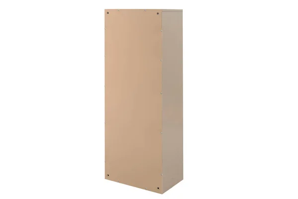 Beige Ecru Khaki Color Mailboxes White Background Isolated Mail Box — 스톡 사진