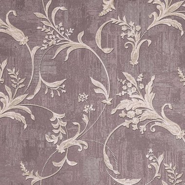 Arka planda eski, çiçekli bir süs duvar kâğıdı. Çiçek desenleri güzelmiş. Arka plan duvar tasarımı. Eski duvar kâğıdı