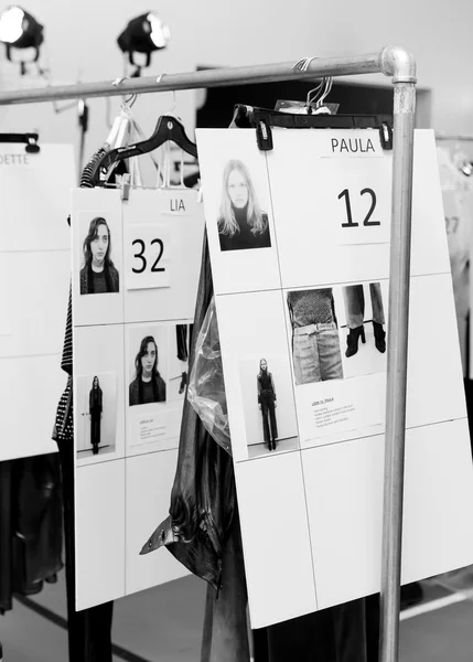 Jill Stuart - Fall 2016 Collection - Backstage — Stock Photo, Image