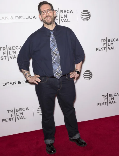 2016 Tribeca - Tribeca Talks Storytellers - Tina Fey with Damian — Stock Photo, Image