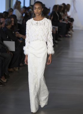 Oscar De La Renta - gelin ilkbahar/yaz 2017 pist Show