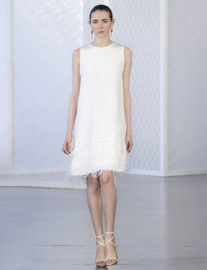 Oscar De La Renta - gelin ilkbahar/yaz 2017 pist Show