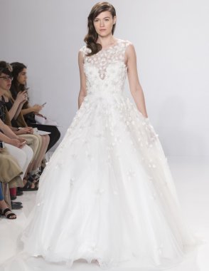 Christian Siriano Kleinfeld - gelin ilkbahar/yaz 2017 Runw için