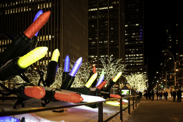 Ornements de Noël géants — Photo