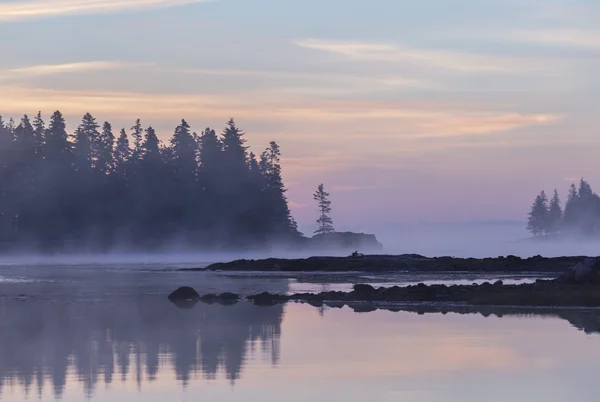 Wschód słońca w Schoodic Peninsula — Zdjęcie stockowe