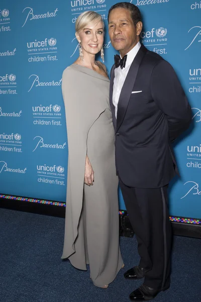 10 rocznych Unicef Snowflake - New York City - 2014 — Zdjęcie stockowe