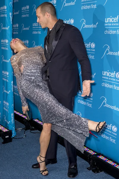 10 rocznych Unicef Snowflake - New York City - 2014 — Zdjęcie stockowe