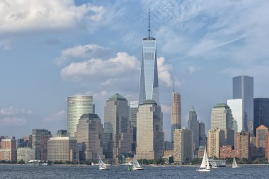 New York şehrinin silüeti