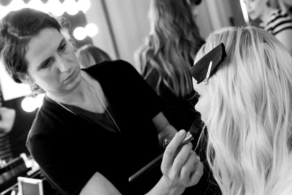 Custo Barcelona - Backstage - Spring 2016 Collection — Zdjęcie stockowe