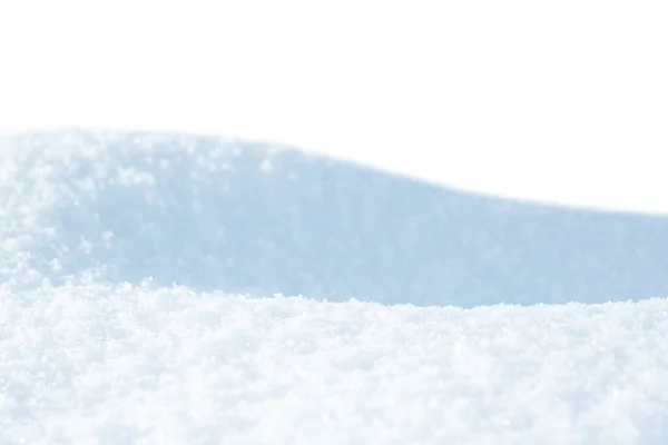 Sněhová Závěj Izolovaném Bílém Pozadí — Stock fotografie