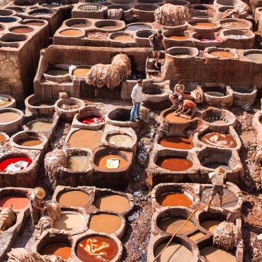 FES, MoroCCO - CRCA EPTESİ 2014: Fe 'deki eski Medine' ye bakış