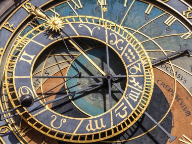 Prag astronomik saatinin görünümü