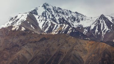 Wachan Koridoru boyunca Pamir 'in güzel manzarası