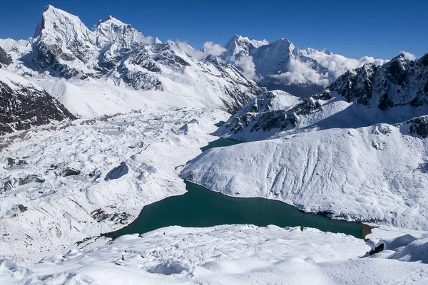 Gokyo Nepal Circa Oktober 2013 Vacker Utsikt Över Himalaya Från — Stockfoto