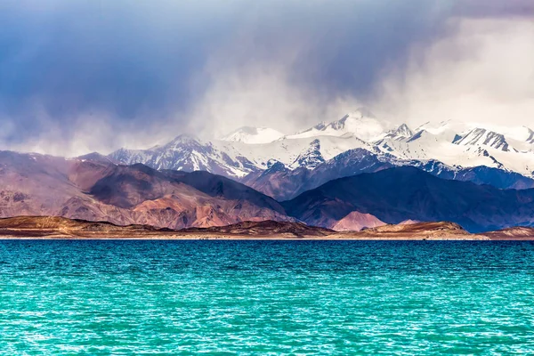 Prachtig Uitzicht Het Karakul Meer Pamir Tadzjikistan — Stockfoto