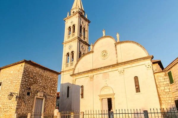 Igreja Nossa Senhora Boa Saúde Jelsa Ilha Hvar Croácia — Fotografia de Stock