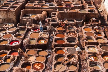 FES, MoroCCO - CRCA EPTESİ 2014: Fe 'deki eski Medine' ye bakış