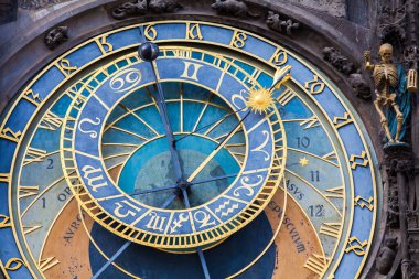 Prag astronomik saatinin görünümü