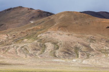 Tacikistan 'daki Pamir Dağları' nın güzel manzarası