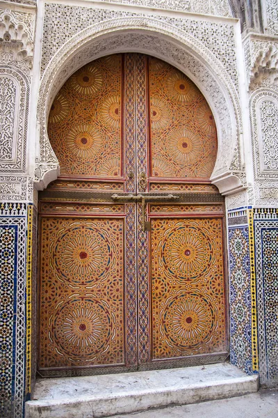 Fes Marocco Circa Settembre 2014 Veduta Della Vecchia Medina — Foto Stock