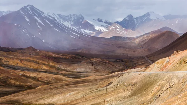 Beautiful View Pamir Mountains Baital Pass Tajikistan — стокове фото